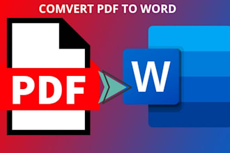 convert professional PDF files into editable word documents