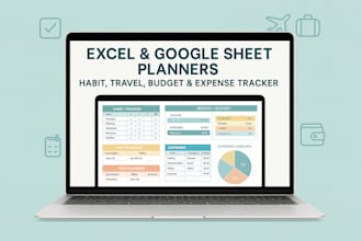 design google sheets, personal finance excel planners travel budget spreadsheet