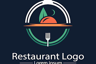 design a attractive logo for your restaurant, bar, cafe