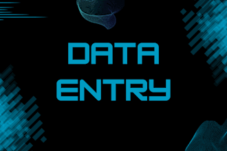 be your virtual assistant for data entry and web research