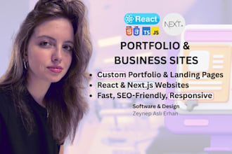 build a modern portfolio or business website