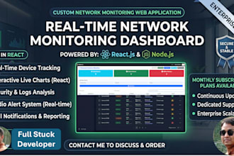 provide a solid enterprise network monitoring dashboard