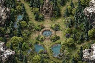 create a high quality battle map for your fantasy rpg game