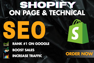 fix shopify on page and technical SEO issues