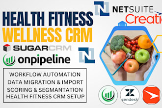 setup netsuite clarity creatio zendesk ignite sugarcrm onpipeline healthcare CRM