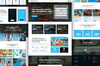 design and develop a responsive website using HTML, CSS, js