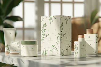 design product packaging box, amazon box