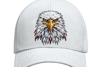 create illustrated unique cap or hat designs