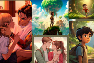 draw nsfw couple art semi realistic character design romance cover novel book
