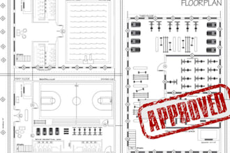 cad floor plan house plan building layout 3d render architectural drawing