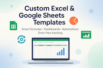 build google sheets, excel spreadsheets templates, fixes data, update exce sheet