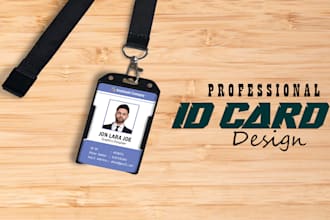 design professional id cards and identity card