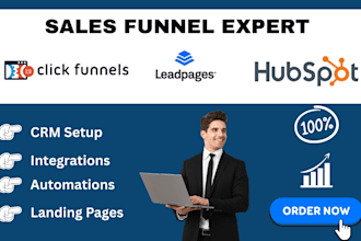 clickfunnels,gohighlevel sales funnel,go high level,kajabi, systeme io expert