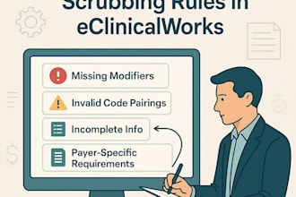 do coding and billing scrubbing rule writing in ecw