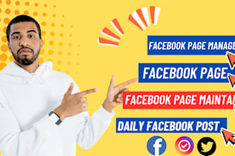 be your expert facebook page manager