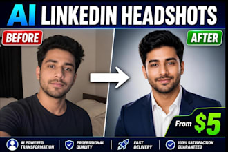 create your professional ai linkedin headshot in 24 hours