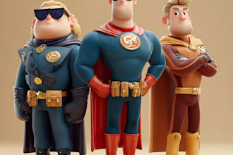 draw you dc or marvel style comic book and superhero