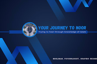 design professional youtube banner and channel art