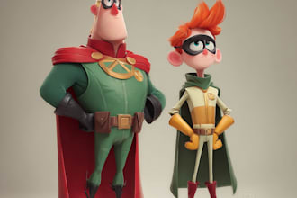 design you a character or superhero