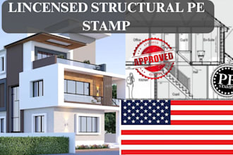 review and stamp as licensed engineer pe stamp for louisiana, utah, minnesota