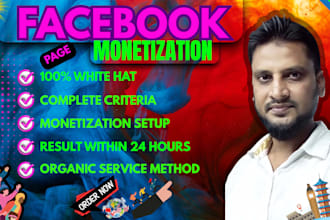 complete facebook page monetization organically