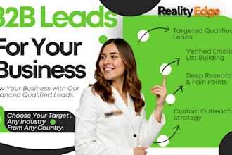 verified b2b lead generation for targeted b2b leads, qualified business leads