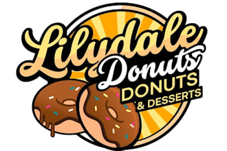 design excellent donut logo