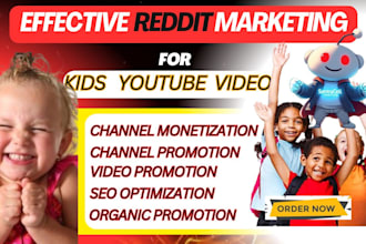 do best kids youtube channel video promotion, iptv, blog article via reddit post