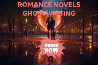 ghostwrite a heart stopping romance or spicy love story
