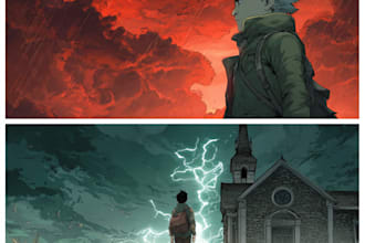 do comic cover arts for your stories