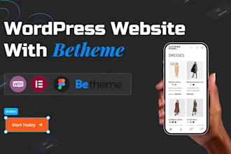 create responsive wordpress website with betheme and bebuilder
