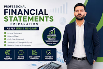 prepare gaap ifrs financial statements income statement balance sheet cash flow
