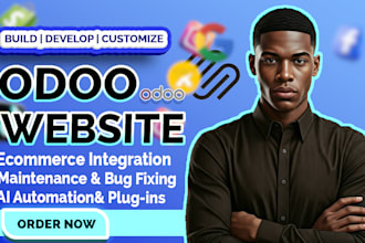 install and migrate odoo v10 to v18 implement erp, build odoo websites ecommerce