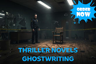 ghostwrite a gripping thriller or suspense novel