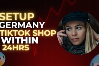 setup germany tiktok  shop german product listing tiktok account management
