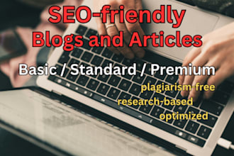 write SEO friendly blog posts