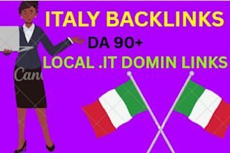 build da90 italian backlinks dofollow SEO fast google rank