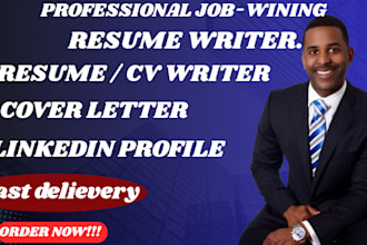 create a professional ats friendly resume, CV, cover letter and linkedin