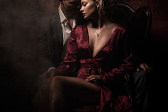 design erotic, fantasy romance book cover or ebook cover art