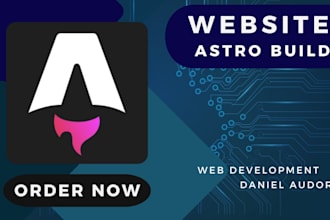 build a fast and modern astro website for your business