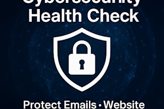 run a cybersecurity audit for your email, website, and data