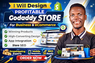 build godaddy website design, godaddy website development squarespace expert