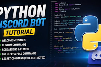 build python bots web scrapers ai automation tools telegram and discord bots