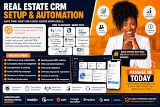 setup real estate lofty crm, boldtrail, kvcore, ghl, realgeeks follow up boss