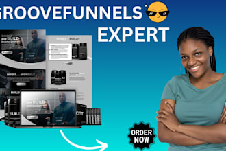 build website, landing page, sales funnel on groovefunnel