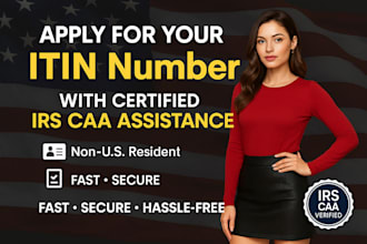 apply for your itin number as a certified irs acceptance agent