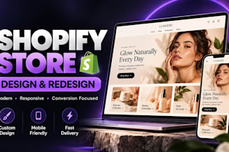 do shopify store redesign, shopify seo, shopify website