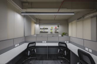 revamp 3d home office interior, conference room, reception, furniture layout
