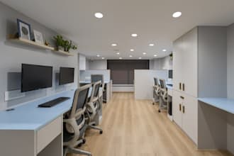 3d office and workplace design, 3d fitness center, interior design 3d rendering
