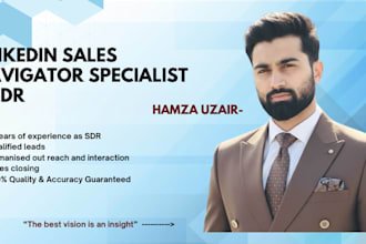 be your sales development, linkedin outreach expert